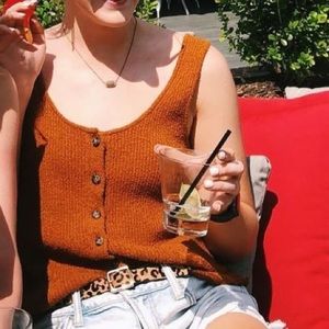 Madewell Orange Tanktop